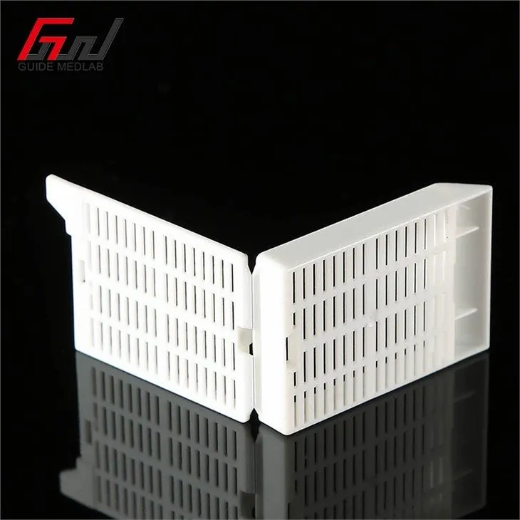 3 embedding cassettes histology